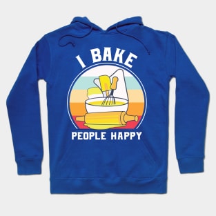 i bake people happy 3 Hoodie